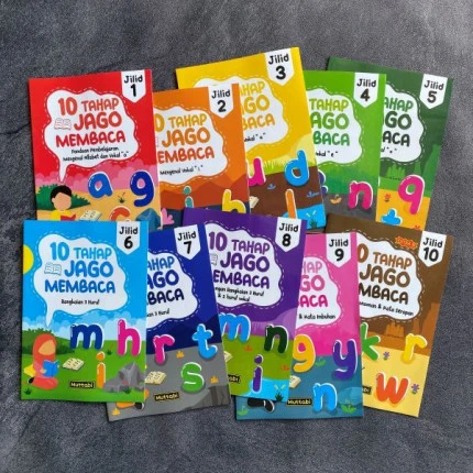 Paket Buku 10 Tahap Jago Membaca