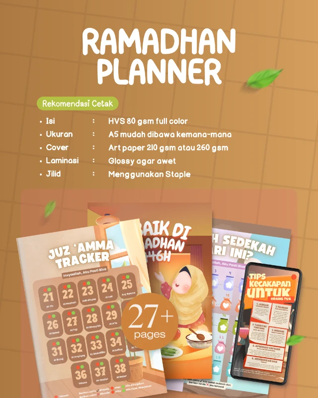Playbook Planner Ramadan untuk Si Kecil (Perempuan)