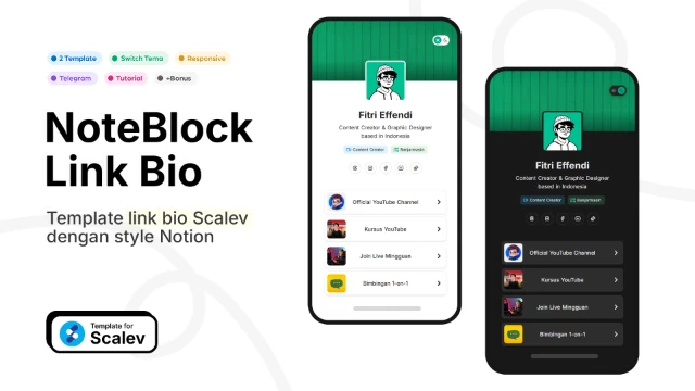 NoteBlock Link Bio Preview