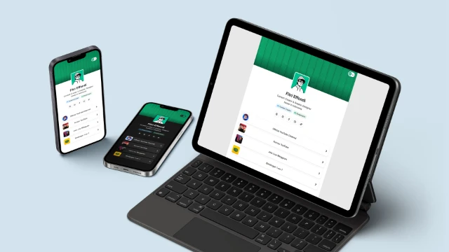 NoteBlock Link Bio Template - Preview 5