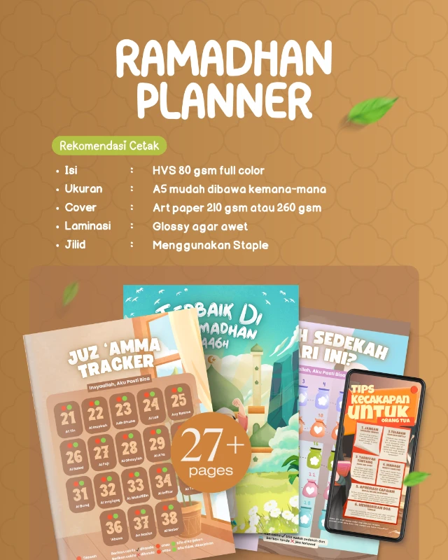 Playbook Planner Ramadan Untuk Si Kecil (Laki-laki)