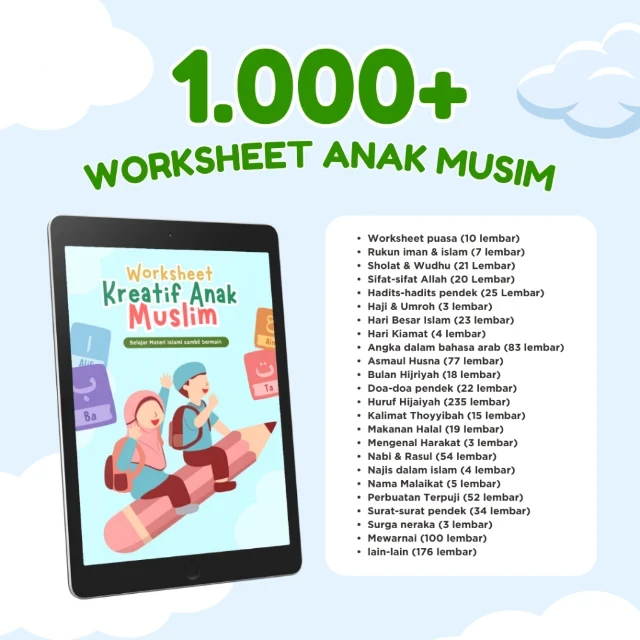 Worksheet Anak Muslim