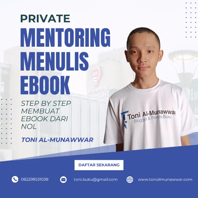 Private Mentoring Menulis Ebook