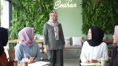 Suasana Belajar Kampung Inggris Pekalongan yang nyaman dan interaktif