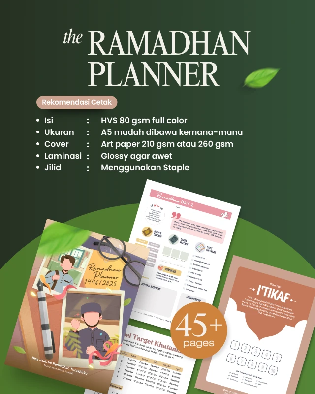 [Bundling] RPP - Ramadan Productivity Planner Laki-laki & Perempuan