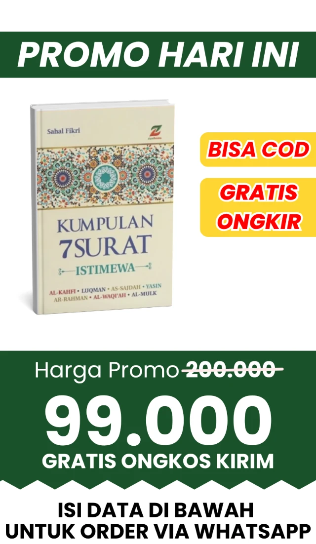 Buku Kumpulan 7 Surat Istimewa & Bonus 2 Buku