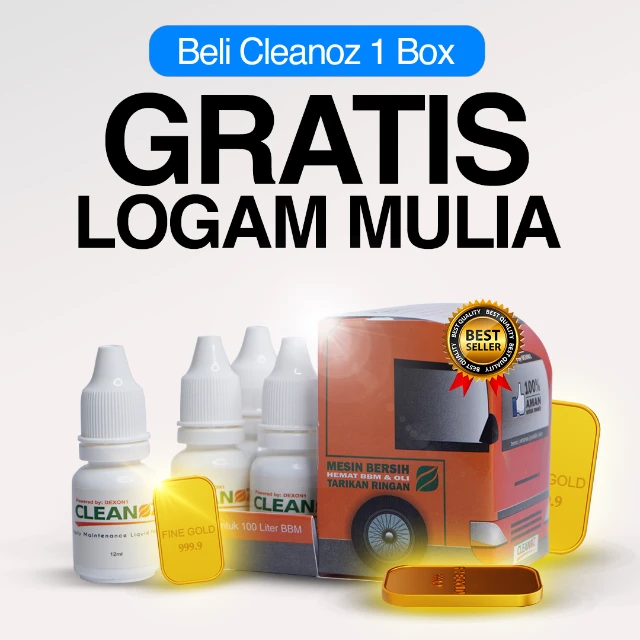 Cleanoz Box Gratis Emas