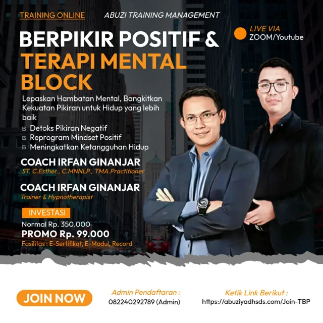 Training berpikir Positif dan Terapi Mental Block