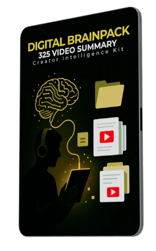 Digital Brainpack - 500 Video Summary - Marketing Intelligence Kit - Hak Menjual Kembali