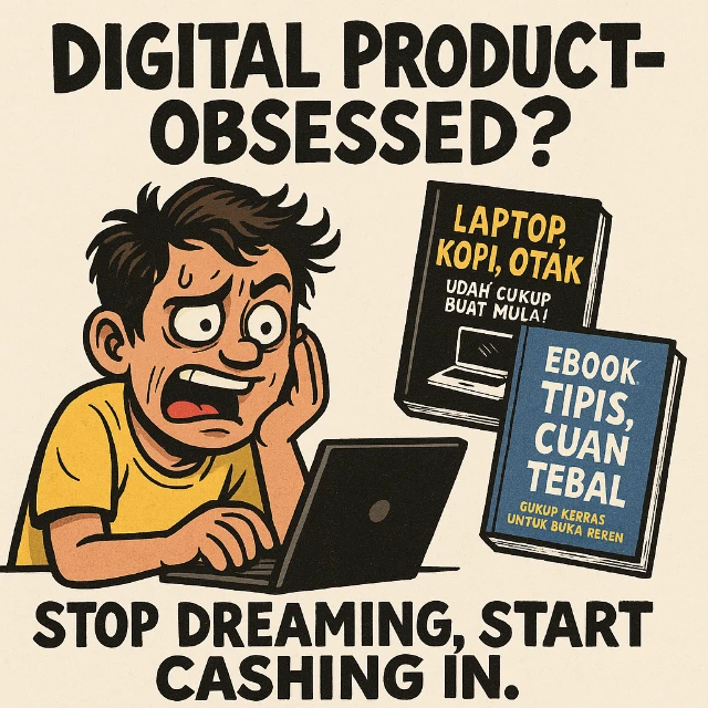 Laptop Kopi Otak + Ebook Tipis Cuan Tebal. (Bundling)