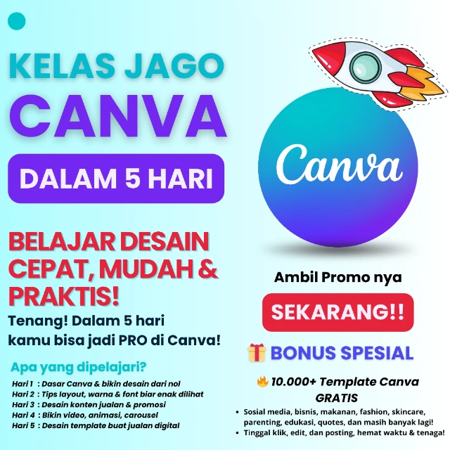 JAGO CANVA DALAM 5 HARI