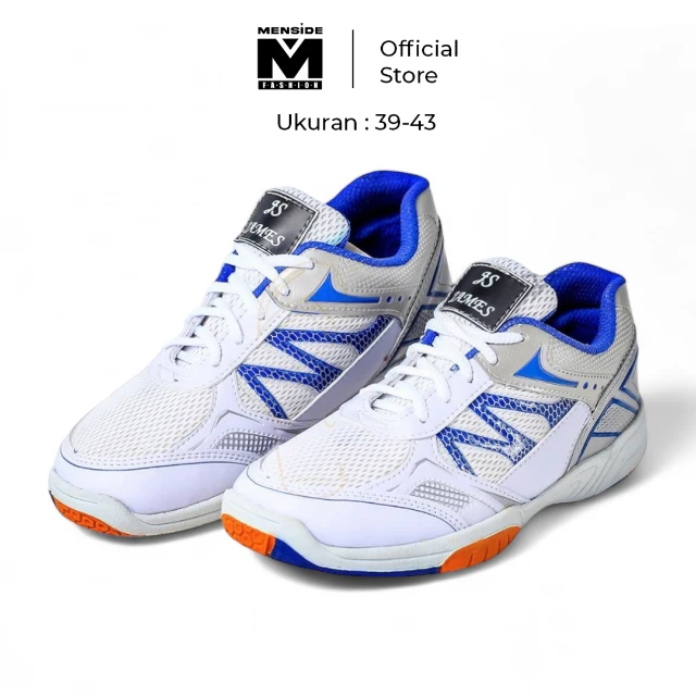sepatu badminton M putih