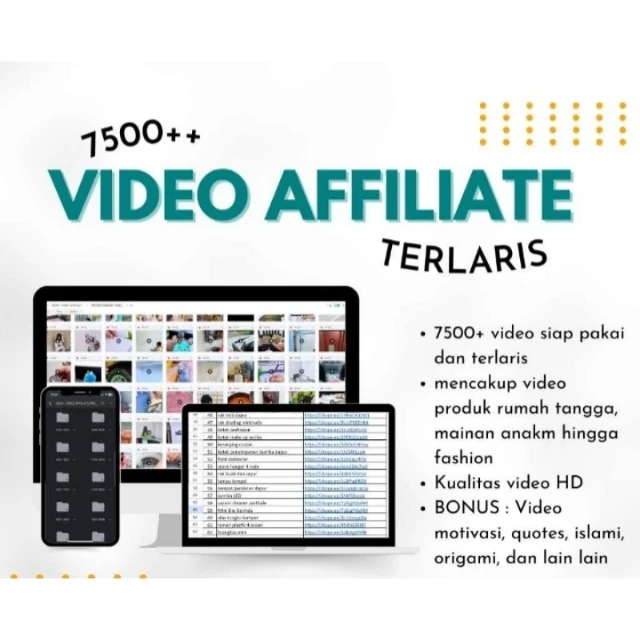 40.000 Stok Video Affiliate