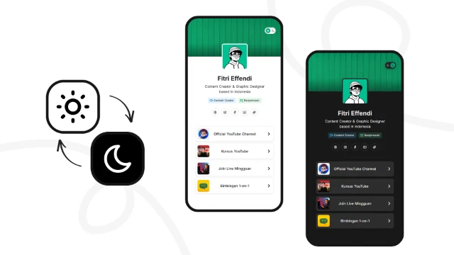NoteBlock Link Bio Template - Preview 2