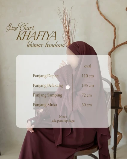 Size Chart Khimar