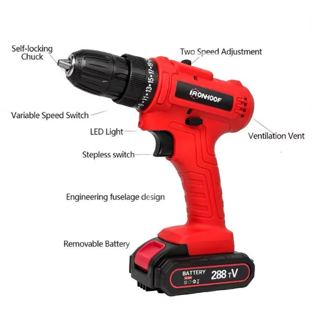 Mesin Bor Listrik Baterai Impact