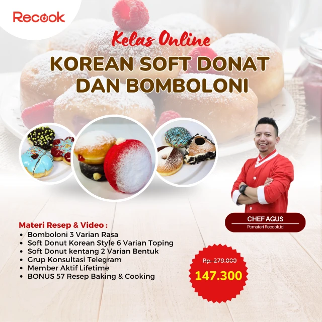 Kelas Soft Donat dan Bomboloni