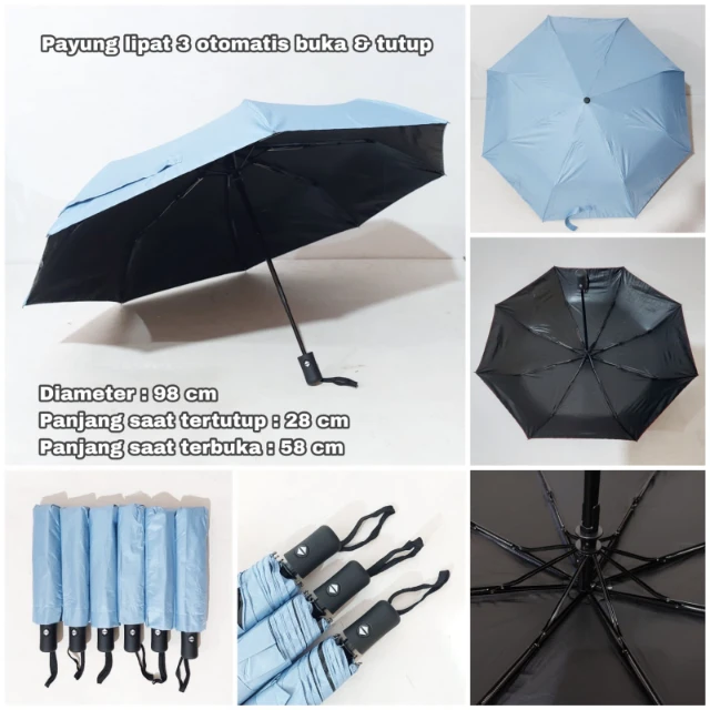 Payung Lipat 3 Otomatis (Premium)