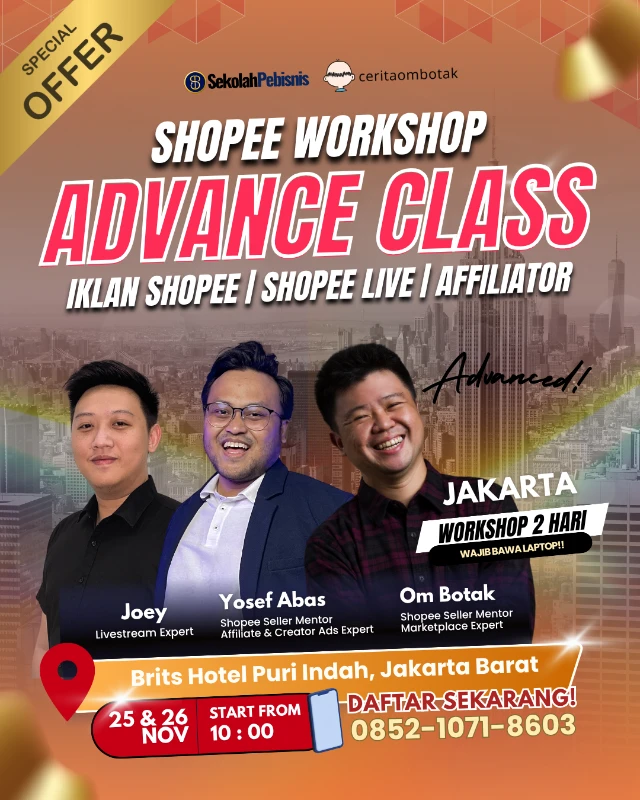 Workshop Shopee Advance Class
