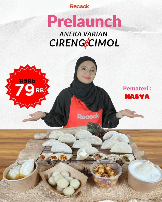Prelaunch Kelas Aneka Cireng dan Cimol