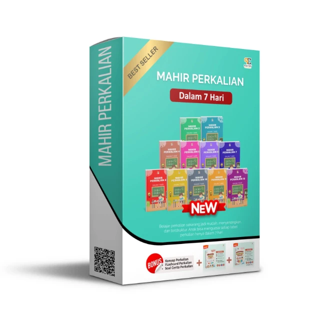 Mahir Perkalian 7 Hari (Perkalian 2-12) 🎯 Worksheet Fun untuk Anak SD - SMP