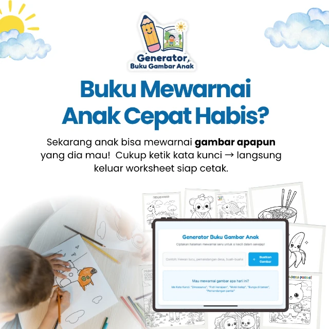 Generator Buku Gambar Anak