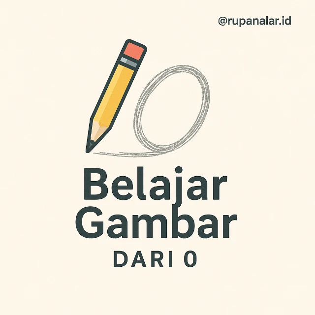 Belajar Gambar pensil Dari 0 - Sampai Level Dasar