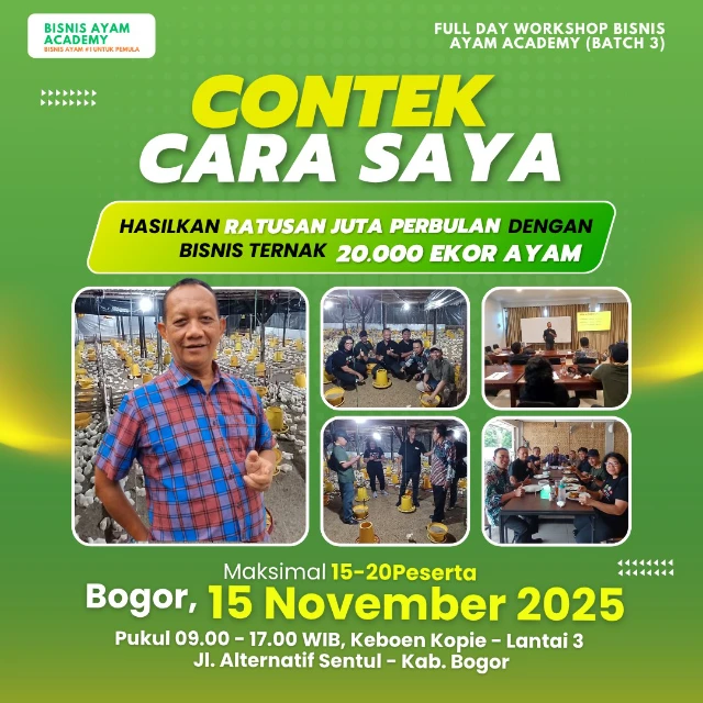 Bisnis Ayam Academy - Angkatan 3 (15 Nov 2025)
