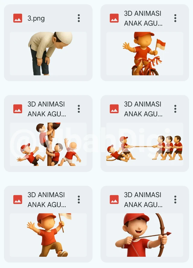 3D Karakter Anak Muslim Faceless.webp