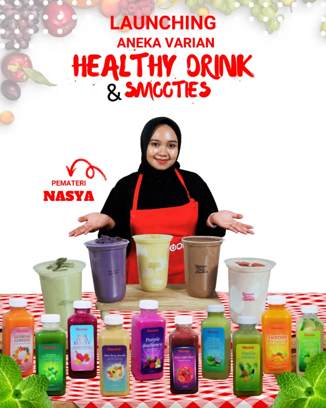 Kelas Healthy Drinks dan Smoothies