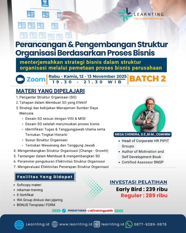 Perancangan & Pengembangan Struktur Organisasi Batch 2