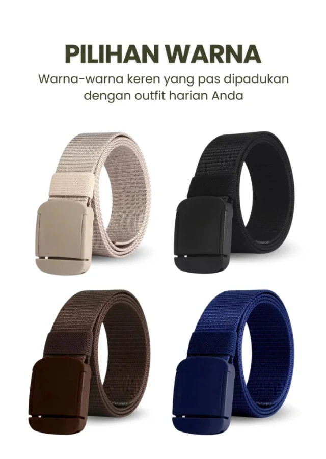 Ikat Pinggang Anti Metal