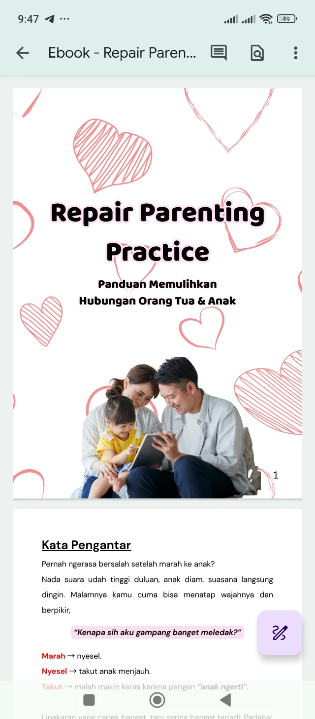 Ebook-Repair Parenting Practice
