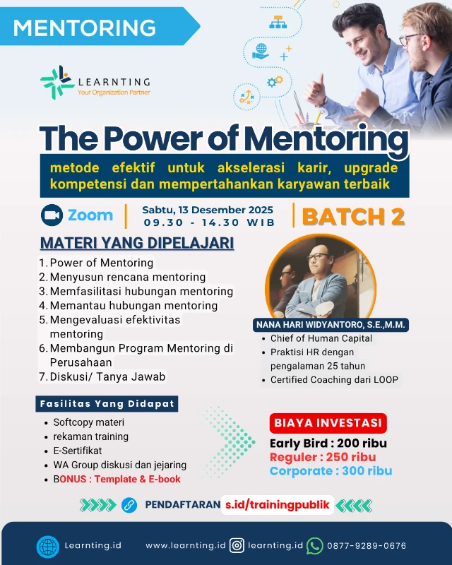 The Power of Mentoring Batch 2