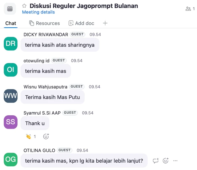 Diskusi Zoom 2