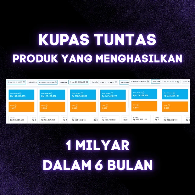 KUPAS TUNTAS OMSET 1 MILYAR - YAYAN DYLAN