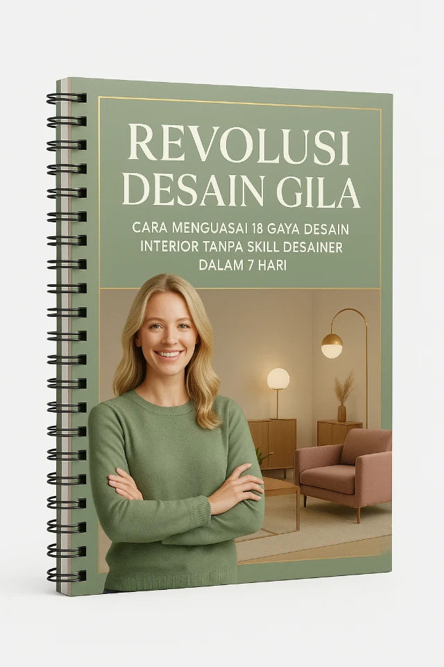 Cara menguasai 18 desain Gaya interior tanpa skill  desiner dalam waktu 7 hari meskipun pemula.