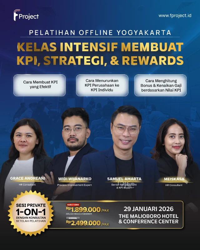 Yogyakarta | Kelas Intensif Membuat KPI, Strategi dan Rewards | 29 Januari 2026