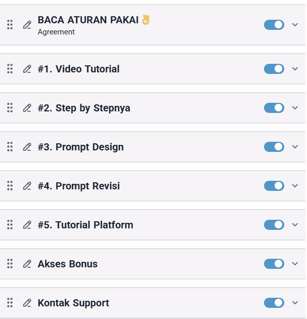 Demonstrasi Akses Produk
