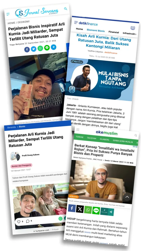 Bukti Omset Arli Kurnia