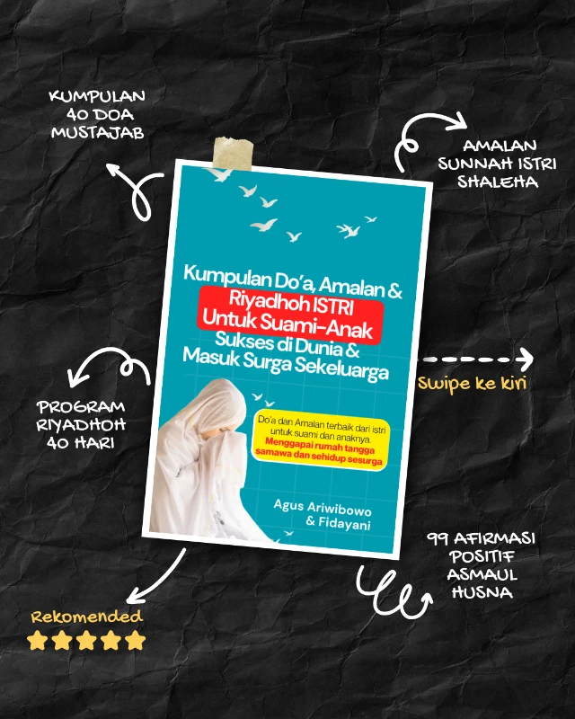 Ebook Kumpulan Do'a, Amalan & Riyadhah Istri Untuk Suami-Anak