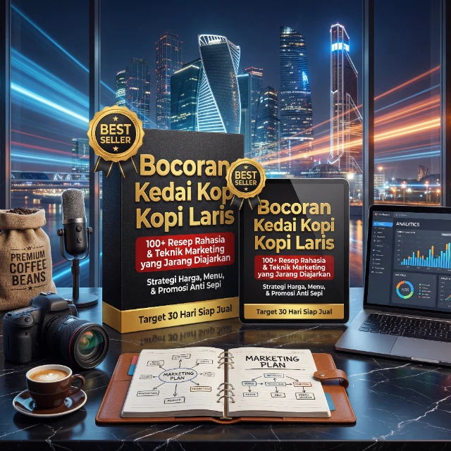 Cover Ebook Bocoran Kedai Kopi Laris