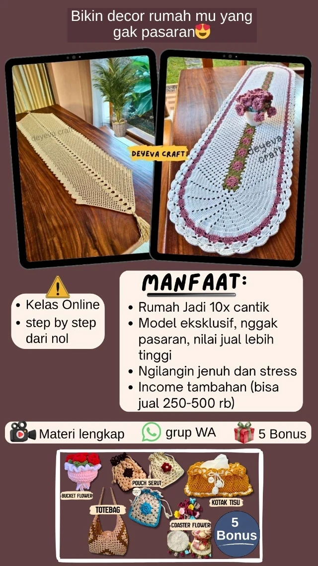 Kelas Merajut Deyeva All IN ONE