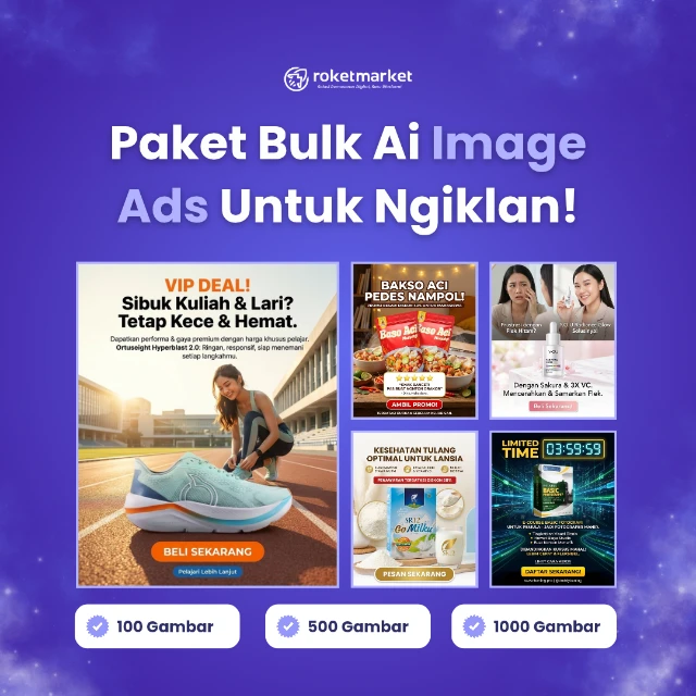 Bulk Image AI untuk Iklan (1000 Gambar Ads)