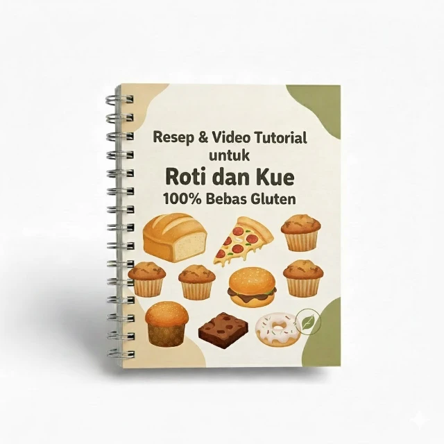 E - Book Resep dan Video Tutorial Pembuatan Roti dan Kue Bebas Gluten