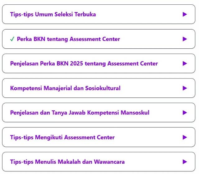 Program Pembekalan Seleksi Terbuka
