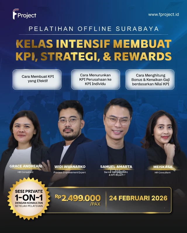 Kelas Intensif Membuat KPI, Strategi dan Reward (Bandung, 24 Februari 2026)
