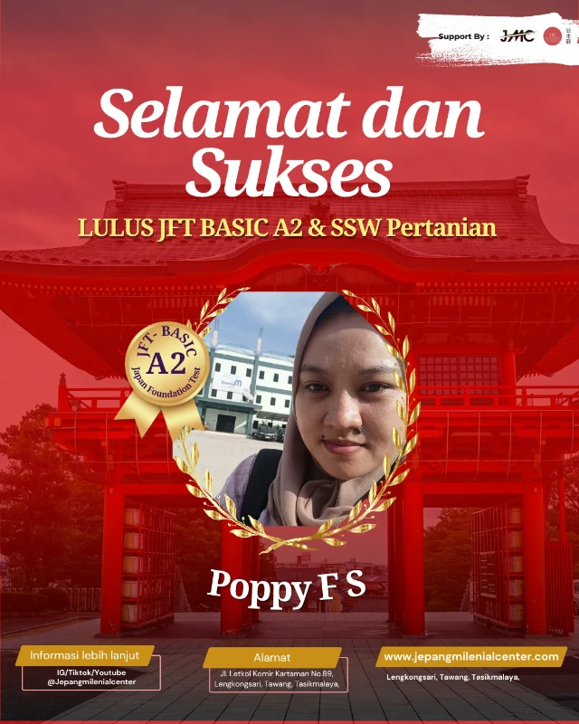 1769241927519-Selamat kepada saudari poppy, Peserta JMC Kampung Jepang Tasikmalaya yang telah lulus jft basic .webp