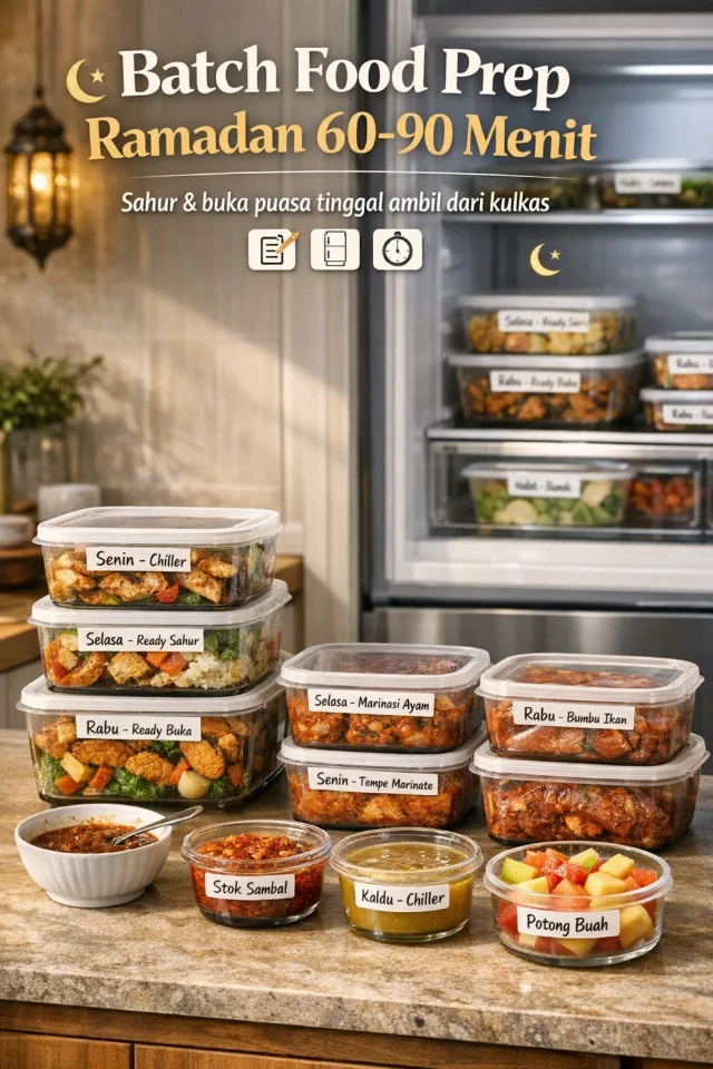 30 Hari Foodprep Booster Energi Anti lemes Saat Puasa