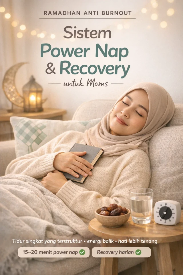 Ramadan Anti Burnout: Sistem Power Nap & Recovery untuk Moms